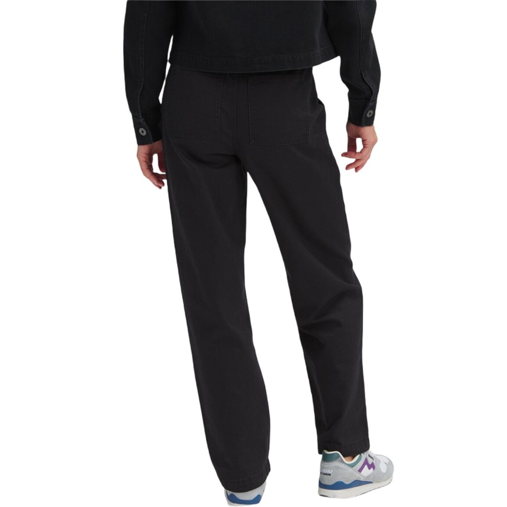 Stoic Black Women’s Utility High Rise Cotton Pants Size 8 Work Wear Casual NWT - Picture 2 of 14